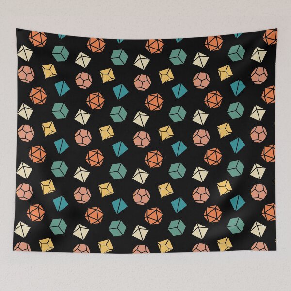 Item preview, Retro Dice Set Pattern designed and sold by pixeptional.
