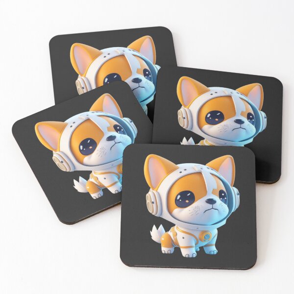 Item preview, Very Cute Cosmo the Space Dog designed and sold by ChibiArtline.