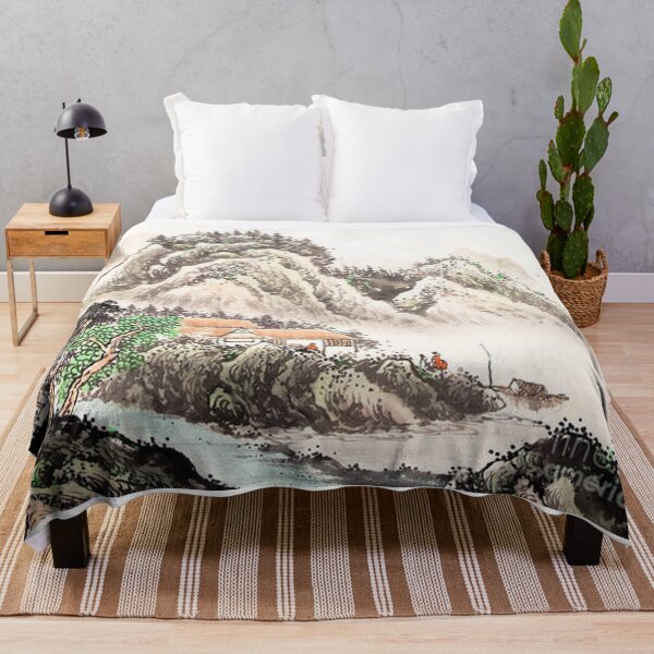 Item preview, Chinese Landscape Watercolor Painting designed and sold by lunsfordj.