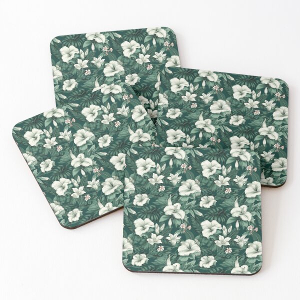 Item preview, Tropical flower pattern  designed and sold by florallover444.