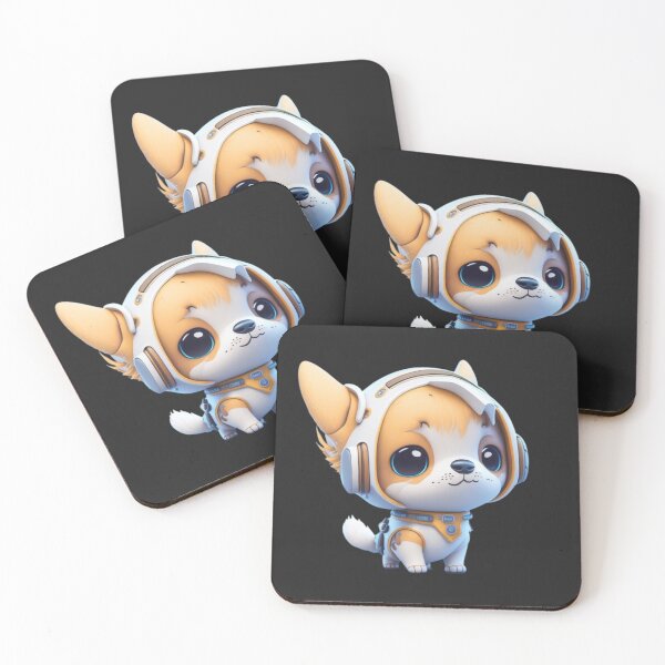 Item preview, Very Cute Cosmo the Space Dog designed and sold by ChibiArtline.
