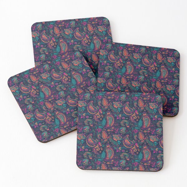 Aperçu de l'œuvre Neon Paisley 1 créée et vendue par ChalkandNini.