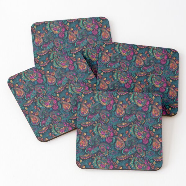 Item preview, Neon Paisley 5 designed and sold by ChalkandNini.