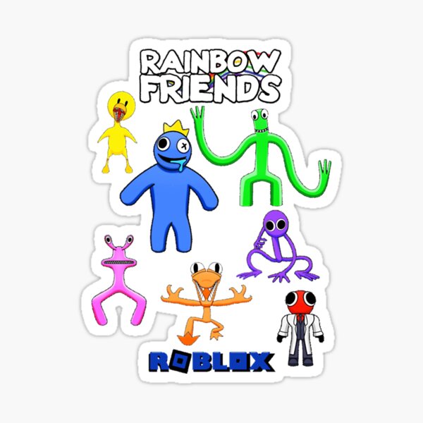 Aprenderse los Rainbow friends ROBLOX