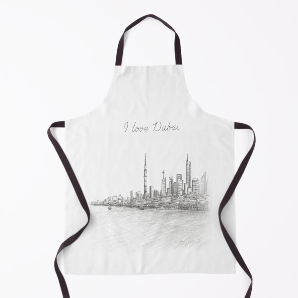 Item preview, I Love Dubai – One Line Drawing designed and sold by Bill Makatowicz.