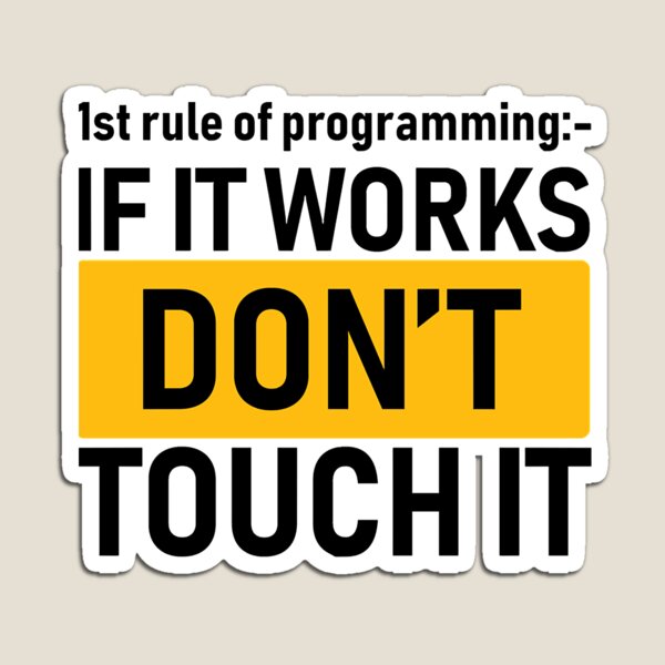 Item preview, First Rule Of Programming If It designed and sold by glorianadrew.