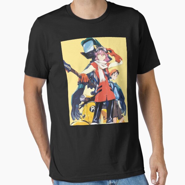 I's Tシャツ BOKU NO HARU WA DO-NANDA FLCL Fooly Cooly Haruko Naota Card Anime