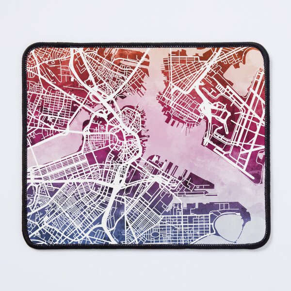 Item preview, Boston Massachusetts Street Map designed and sold by ArtPrints.