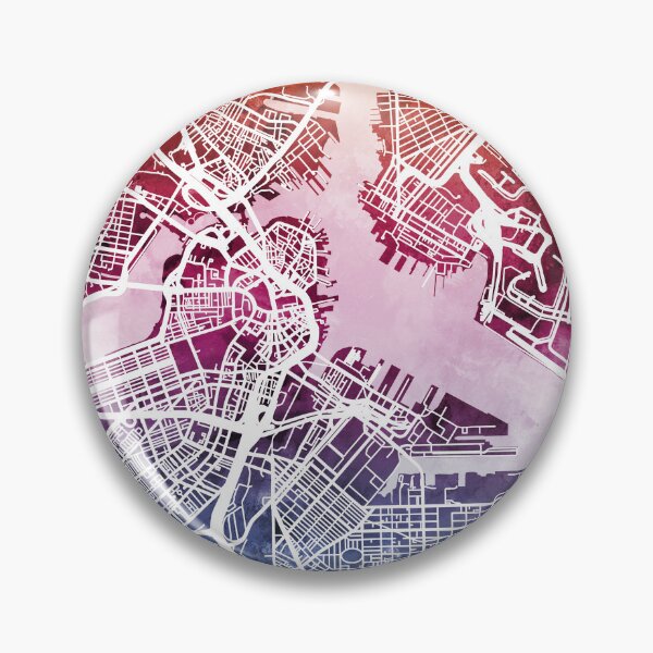 Item preview, Boston Massachusetts Street Map designed and sold by ArtPrints.