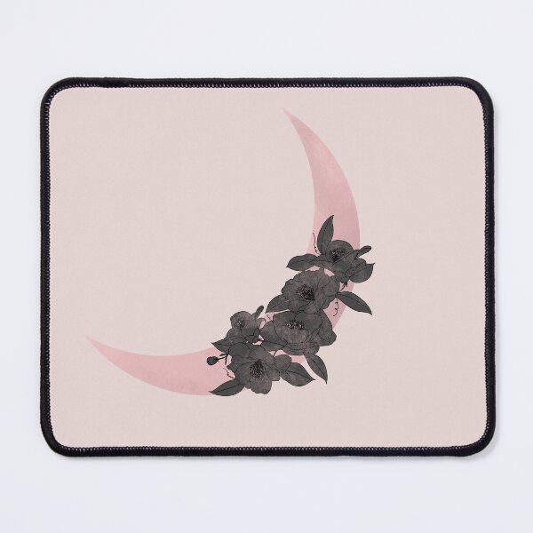 Item preview, Boho Floral moon celestial design in peach tones designed and sold by Aesthetica-1.