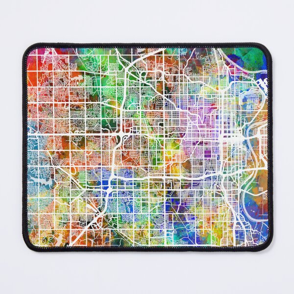 Item preview, Omaha Nebraska City Map designed and sold by ArtPrints.