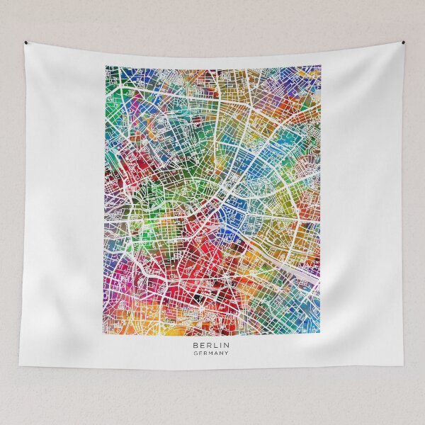 Item preview, Berlin Germany City Map designed and sold by ArtPrints.