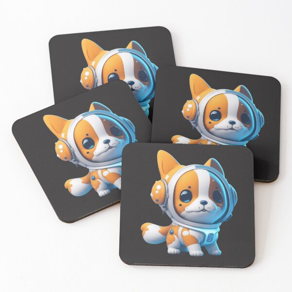 Item preview, Very Cute Cosmo the Space Dog designed and sold by ChibiArtline.