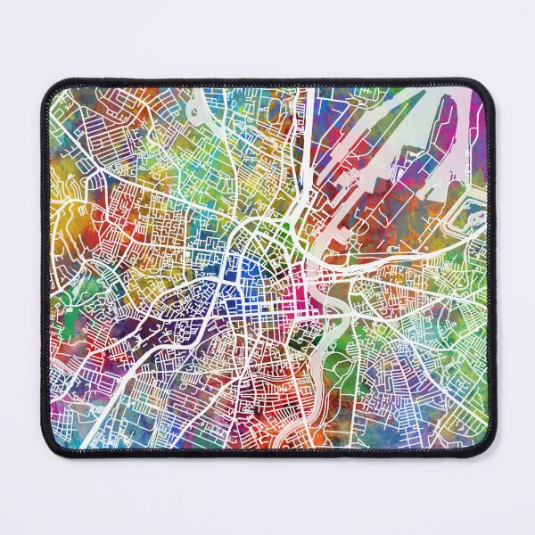 Item preview, Belfast Northern Ireland City Map designed and sold by ArtPrints.