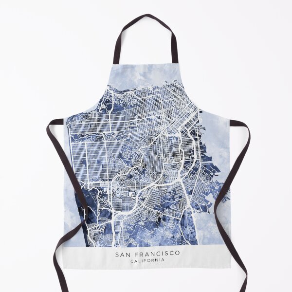 Item preview, San Francisco City Street Map designed and sold by ArtPrints.