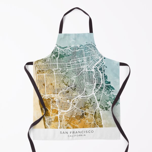 Item preview, San Francisco City Street Map designed and sold by ArtPrints.