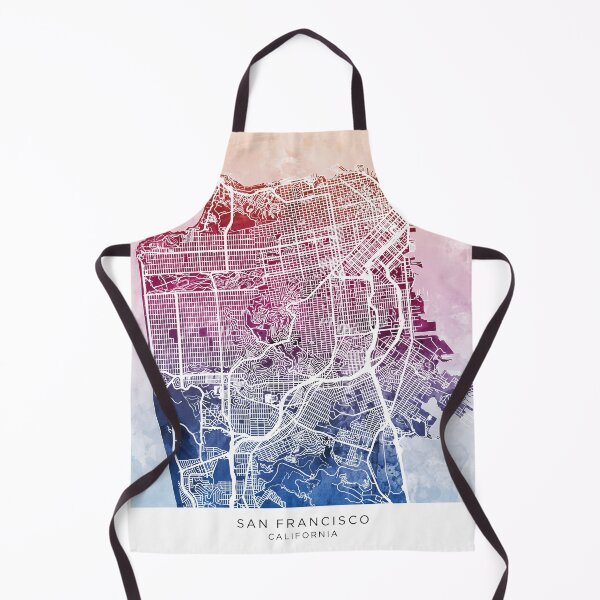 Item preview, San Francisco City Street Map designed and sold by ArtPrints.