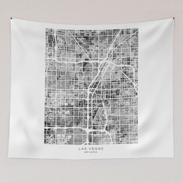 Item preview, Las Vegas City Street Map designed and sold by ArtPrints.