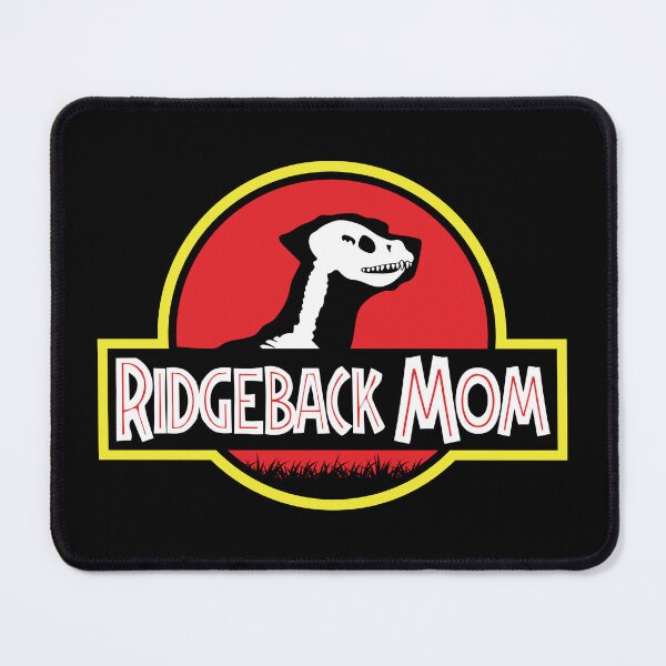 Item preview, (For Dark Background) Jurassic Rhodesian Ridgeback Mom designed and sold by More Cute Dogs.