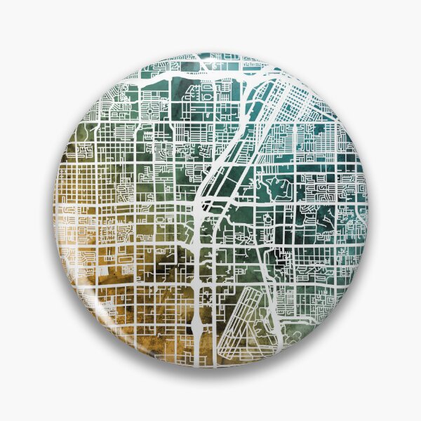 Item preview, Las Vegas City Street Map designed and sold by ArtPrints.