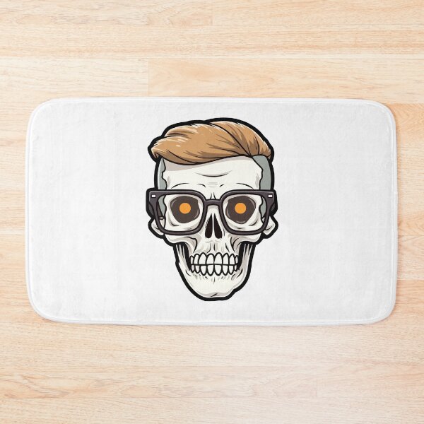Item preview, Innovative Emoji: Nerd Skull Design designed and sold by Artwyz.