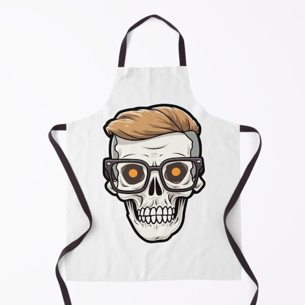 Item preview, Innovative Emoji: Nerd Skull Design designed and sold by Artwyz.