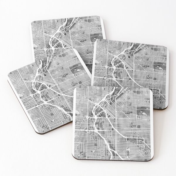Item preview, Denver Colorado Street Map designed and sold by ArtPrints.