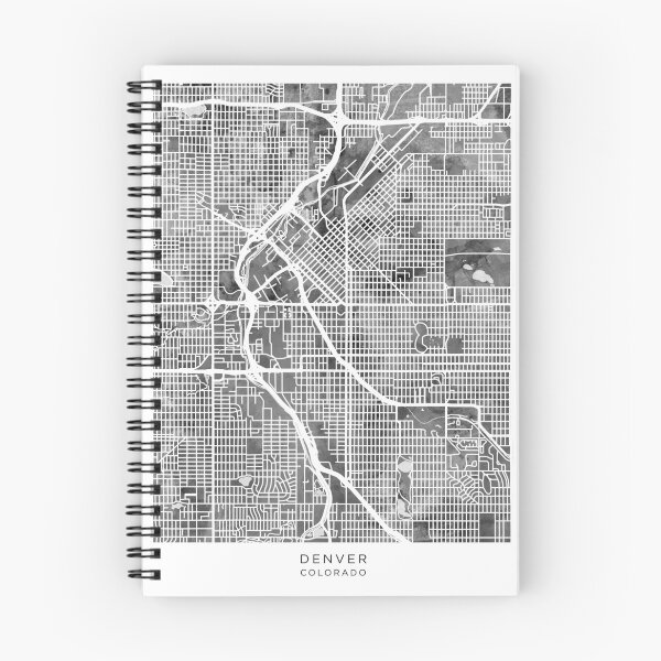 Item preview, Denver Colorado Street Map designed and sold by ArtPrints.