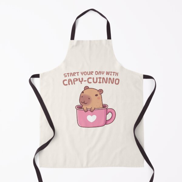Item preview, Cute Capybara Start Your Day With Capyuccino Coffee designed and sold by rustydoodle.