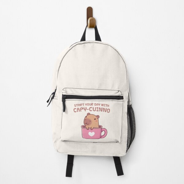 Item preview, Cute Capybara Start Your Day With Capyuccino Coffee designed and sold by rustydoodle.