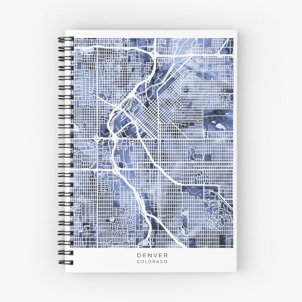 Item preview, Denver Colorado Street Map designed and sold by ArtPrints.