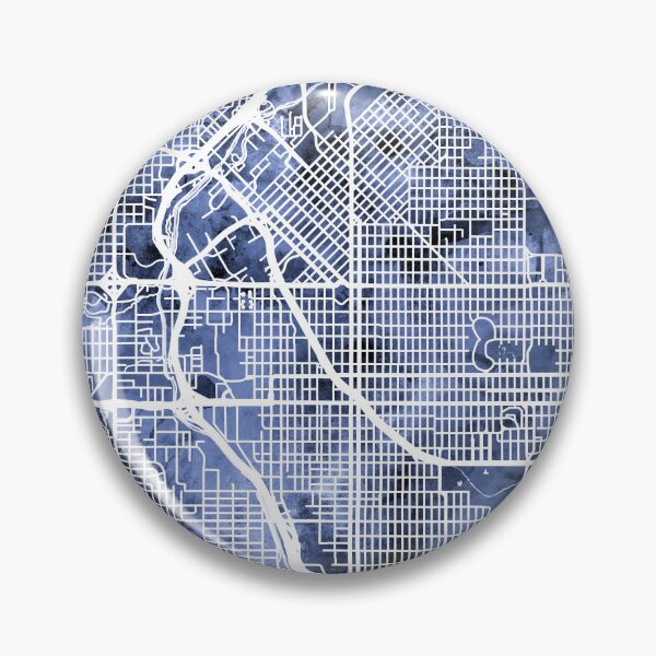 Item preview, Denver Colorado Street Map designed and sold by ArtPrints.