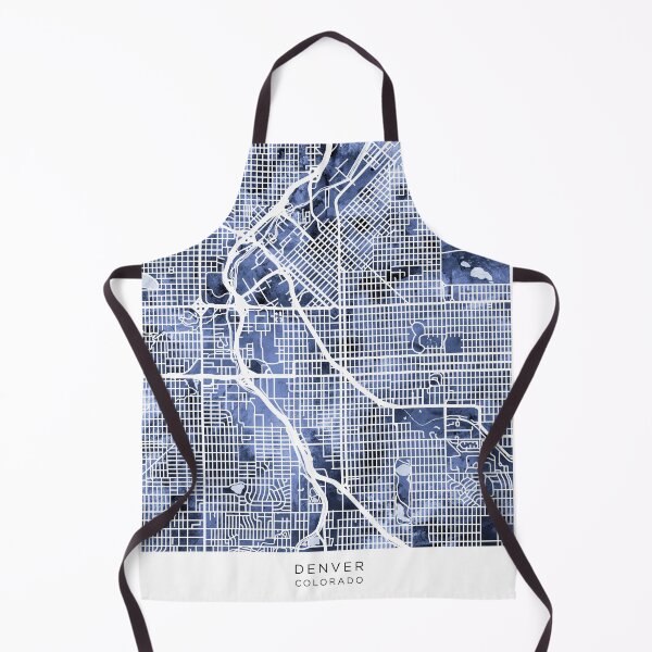 Item preview, Denver Colorado Street Map designed and sold by ArtPrints.