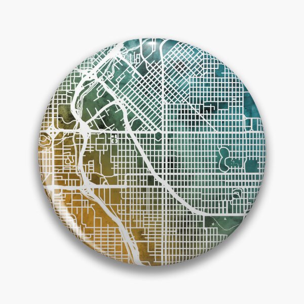 Item preview, Denver Colorado Street Map designed and sold by ArtPrints.