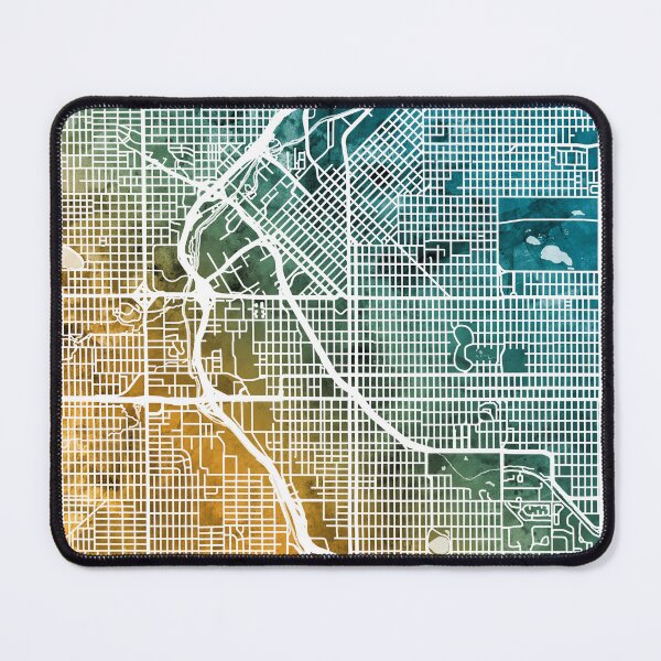 Item preview, Denver Colorado Street Map designed and sold by ArtPrints.