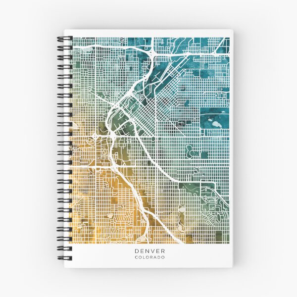 Item preview, Denver Colorado Street Map designed and sold by ArtPrints.