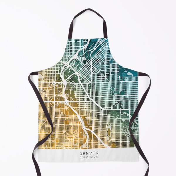 Item preview, Denver Colorado Street Map designed and sold by ArtPrints.