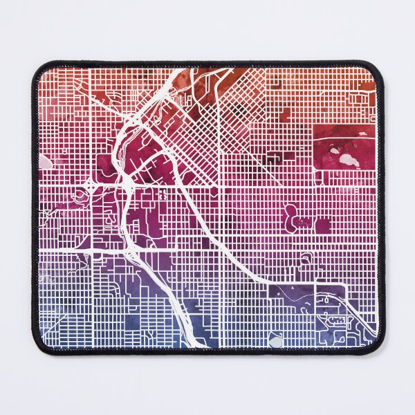 Item preview, Denver Colorado Street Map designed and sold by ArtPrints.