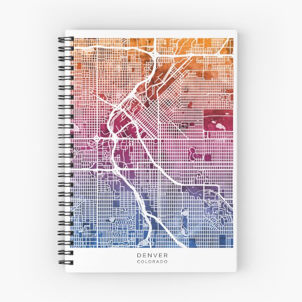 Item preview, Denver Colorado Street Map designed and sold by ArtPrints.