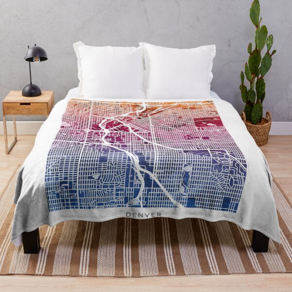Item preview, Denver Colorado Street Map designed and sold by ArtPrints.