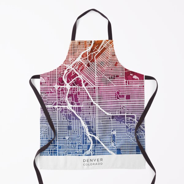Item preview, Denver Colorado Street Map designed and sold by ArtPrints.