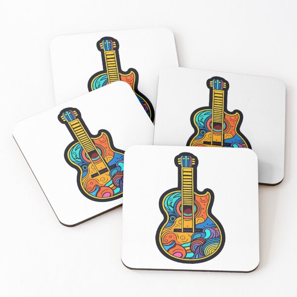 Artikelvorschau, Nachtmelodie: Gitarrendesign entworfen und verkauft von Artwyz.