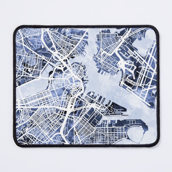Item preview, Boston Massachusetts Street Map designed and sold by ArtPrints.