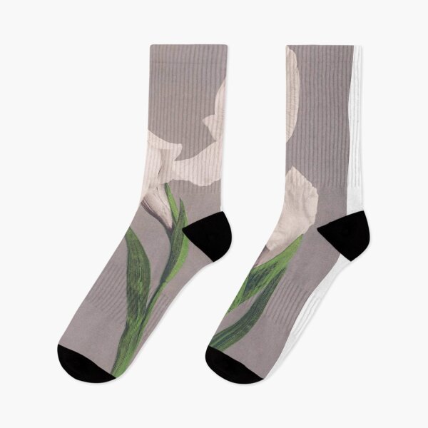 Item preview, Ogawa Kazumasa White Irises Flowers designed and sold by elvinjsiegel.