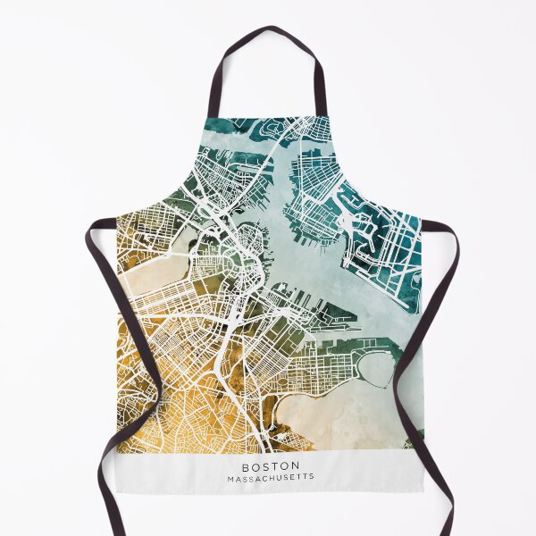 Item preview, Boston Massachusetts Street Map designed and sold by ArtPrints.