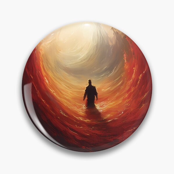 Item preview, Red Waves of Emotions - Wall Art designed and sold by Mitch-Angelo.