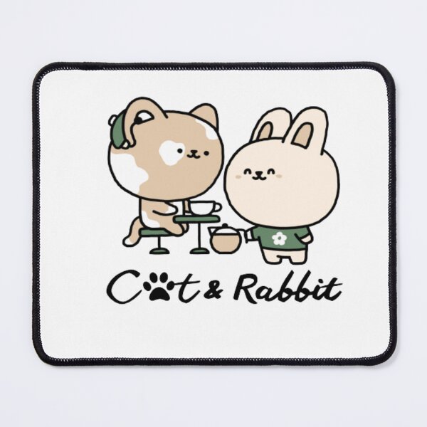 Item preview, Cat & rabbit  designed and sold by AnimalWorldArtt.