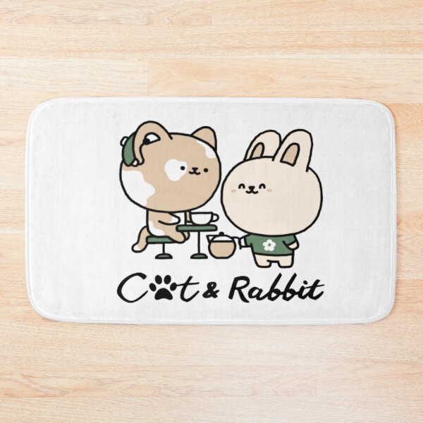 Item preview, Cat & rabbit  designed and sold by AnimalWorldArtt.