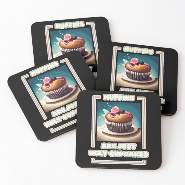 Item preview, Muffins Are Just Ugly Cupcakes Blueberry Muffin Funny Baking Quote Ver2 designed and sold by thecatcouch.