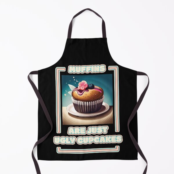 Item preview, Muffins Are Just Ugly Cupcakes Blueberry Muffin Funny Baking Quote Ver2 designed and sold by thecatcouch.